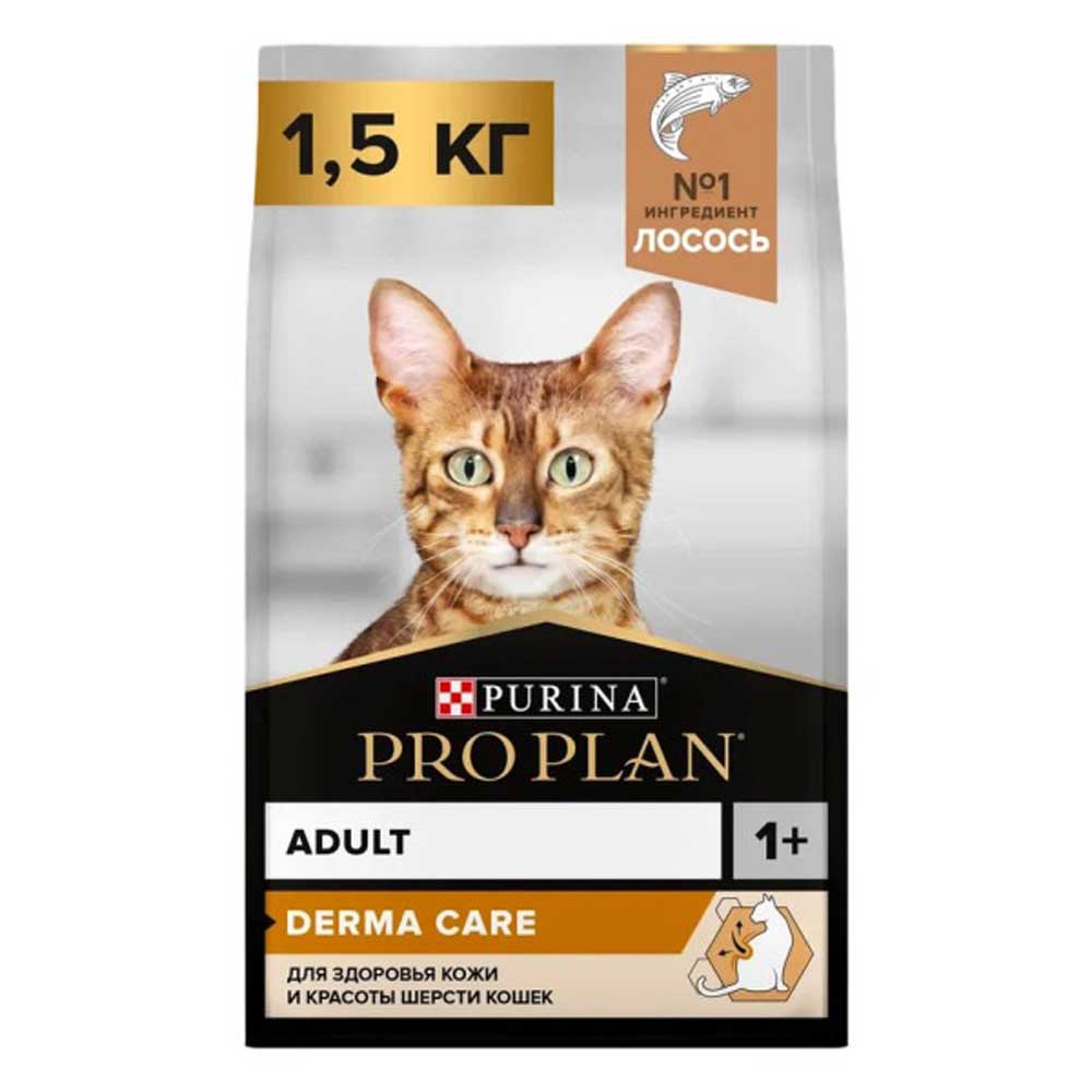 Сухой Корм Pro Plan (ПроПлан) Для Кошек Для Поддержания Красоты Шерсти И Здоровья Кожи Лосось Elegant 1,5кг (1*6)
