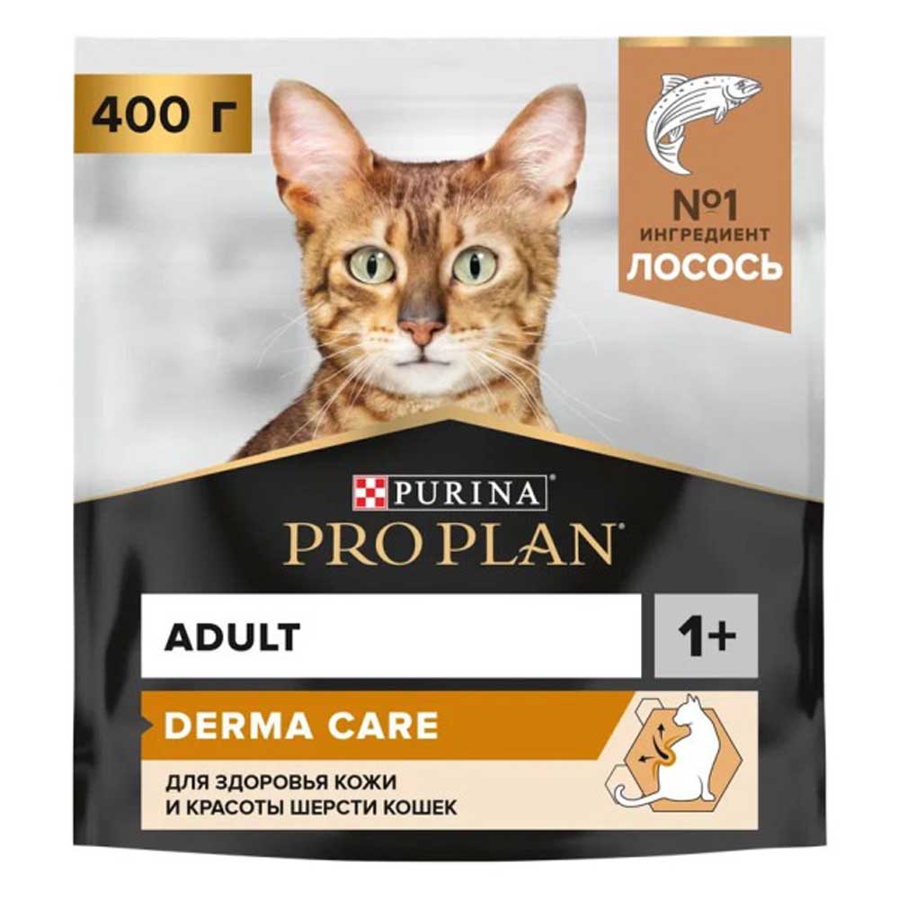 Сухой Корм Pro Plan (ПроПлан) Для Кошек Для Поддержания Красоты Шерсти и Здоровья Кожи Лосось Elegant 400г (1*8)