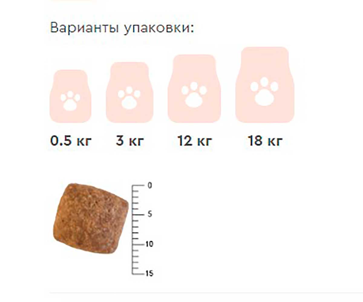 Сухой Корм Наша Марка (НМ) Для Собак Средних и Крупных Пород Активных и Рабочих Телятина 3кг