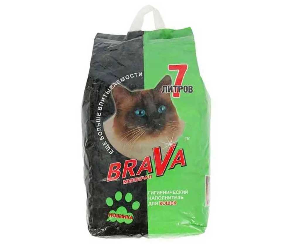 Наполнитель Для Кошачьего Туалета BRAVA (Брава) Стандарт 7л (1*4)