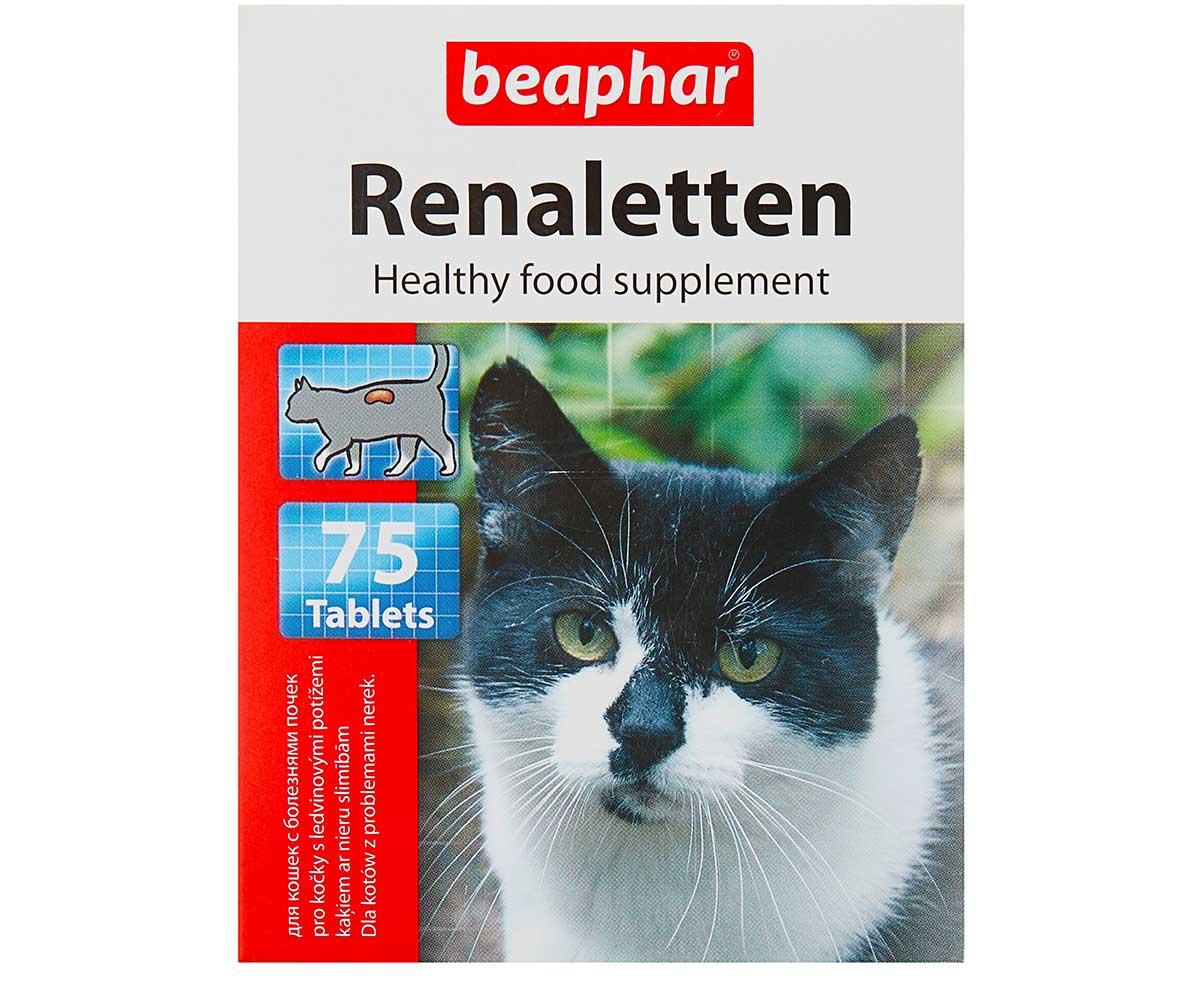 Витамины Для Кошек Beaphar (Беафар) Renaletten При Заболевании Почек 75шт 10660
