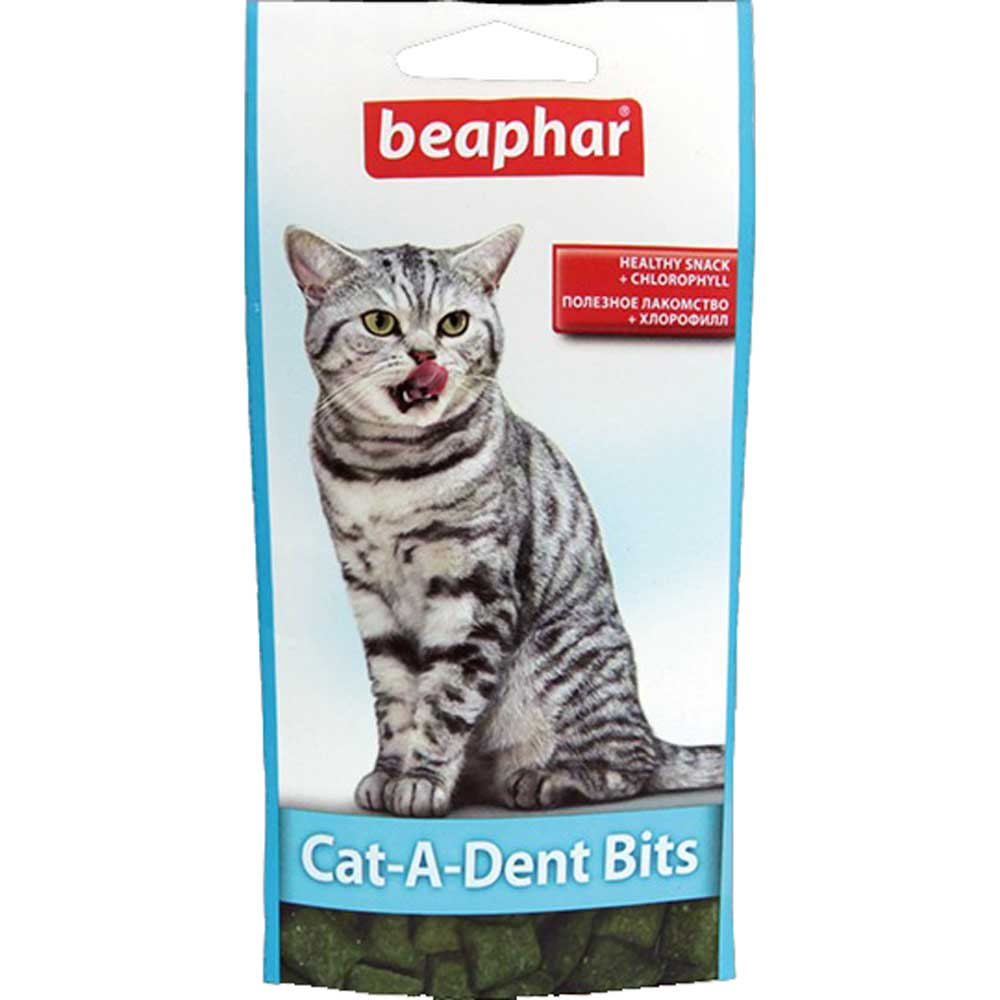 Beaphar (Беафар) Cat-a-Dent Bits Подушечки Для Кошек Для Чистки Зубов 35г 11406