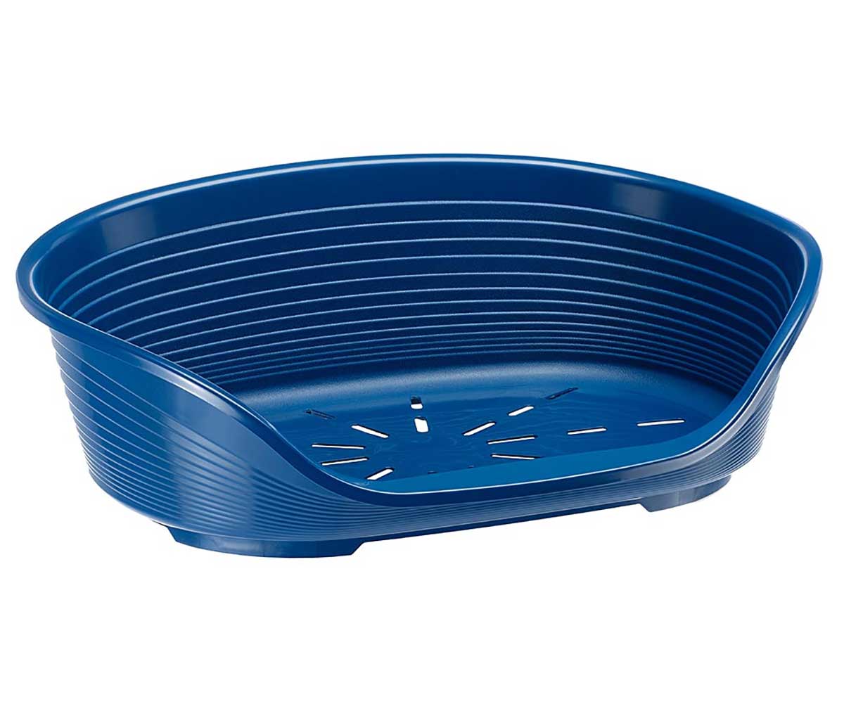 Лежак Для Кошек и Собак Мелких Пород Ferplast (Ферпласт) 70,5*52*23см Siesta Deluxe 6 Синий 70206914