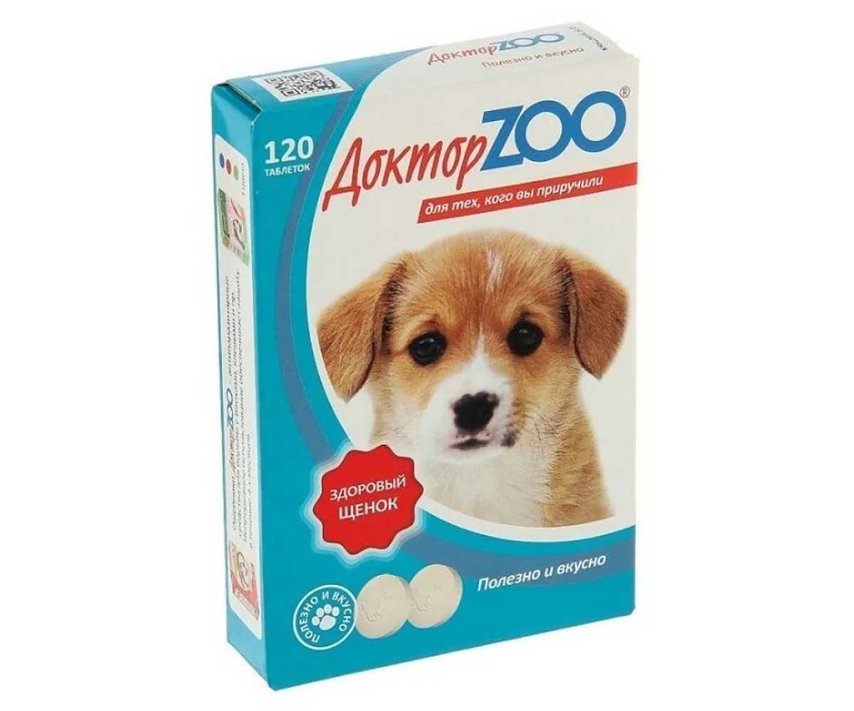 Доктор Zoo (Доктор Зоо) Мультивитаминное Лакомство Для Щенков  Здоровый Щенок 120таб