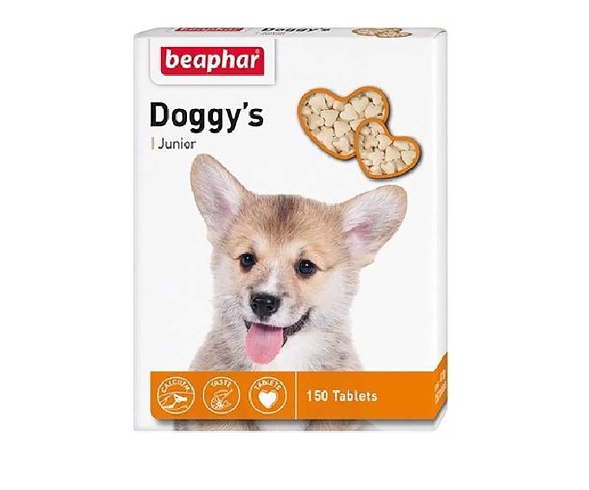 Beaphar (Беафар) Doggys Junior Кормовая Витаминная Добавка Для Щенков 150шт 12575