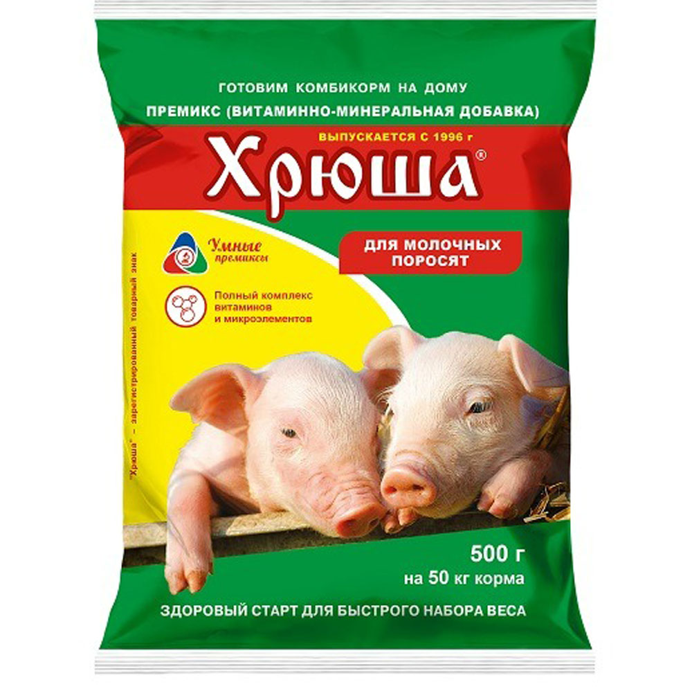 Премикс Хрюша Для Поросят 500г 1004380