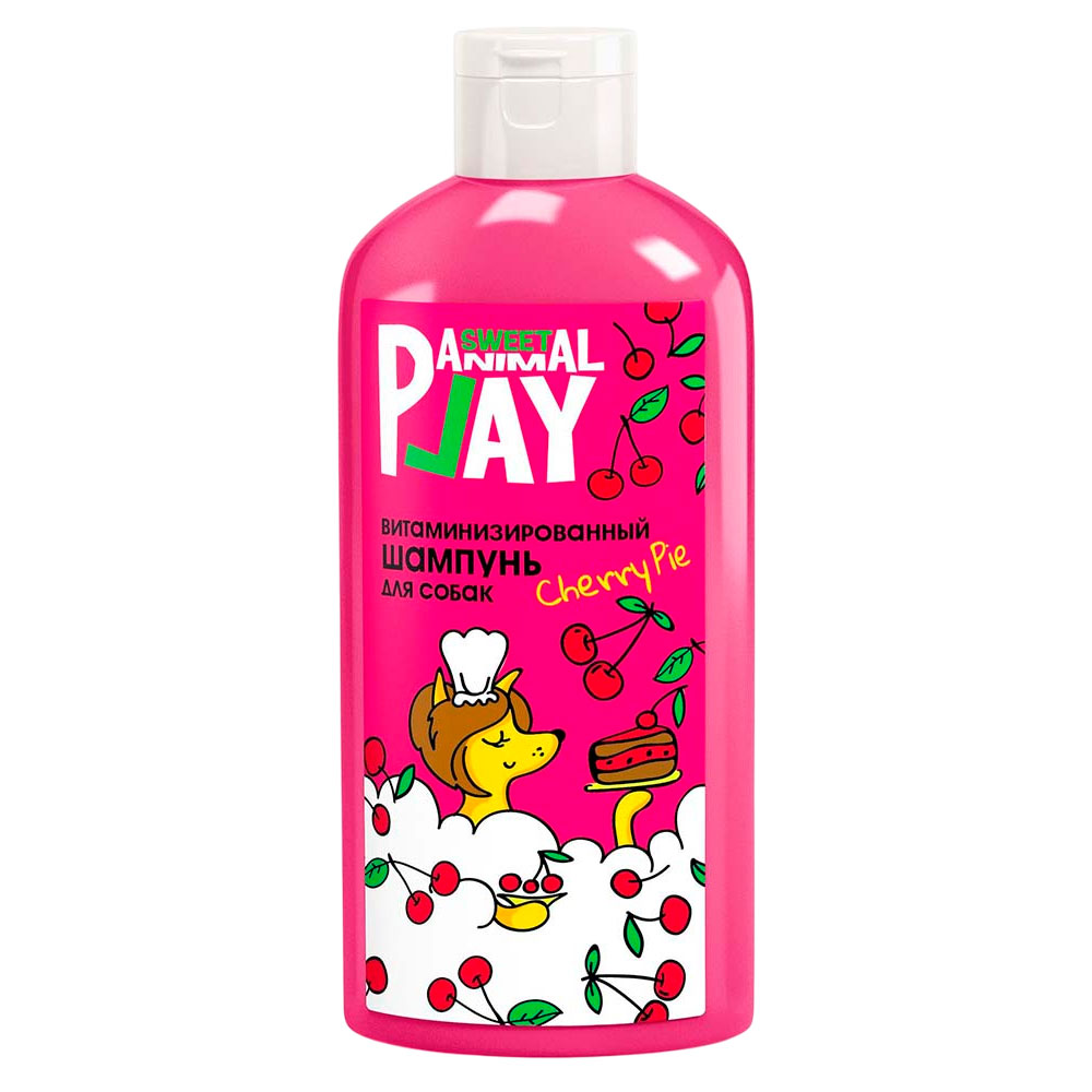 Шампунь Для Собак и Кошек Animal Play (Энимал Плей) Sweet Витаминизированный Вишневый Пай 300мл