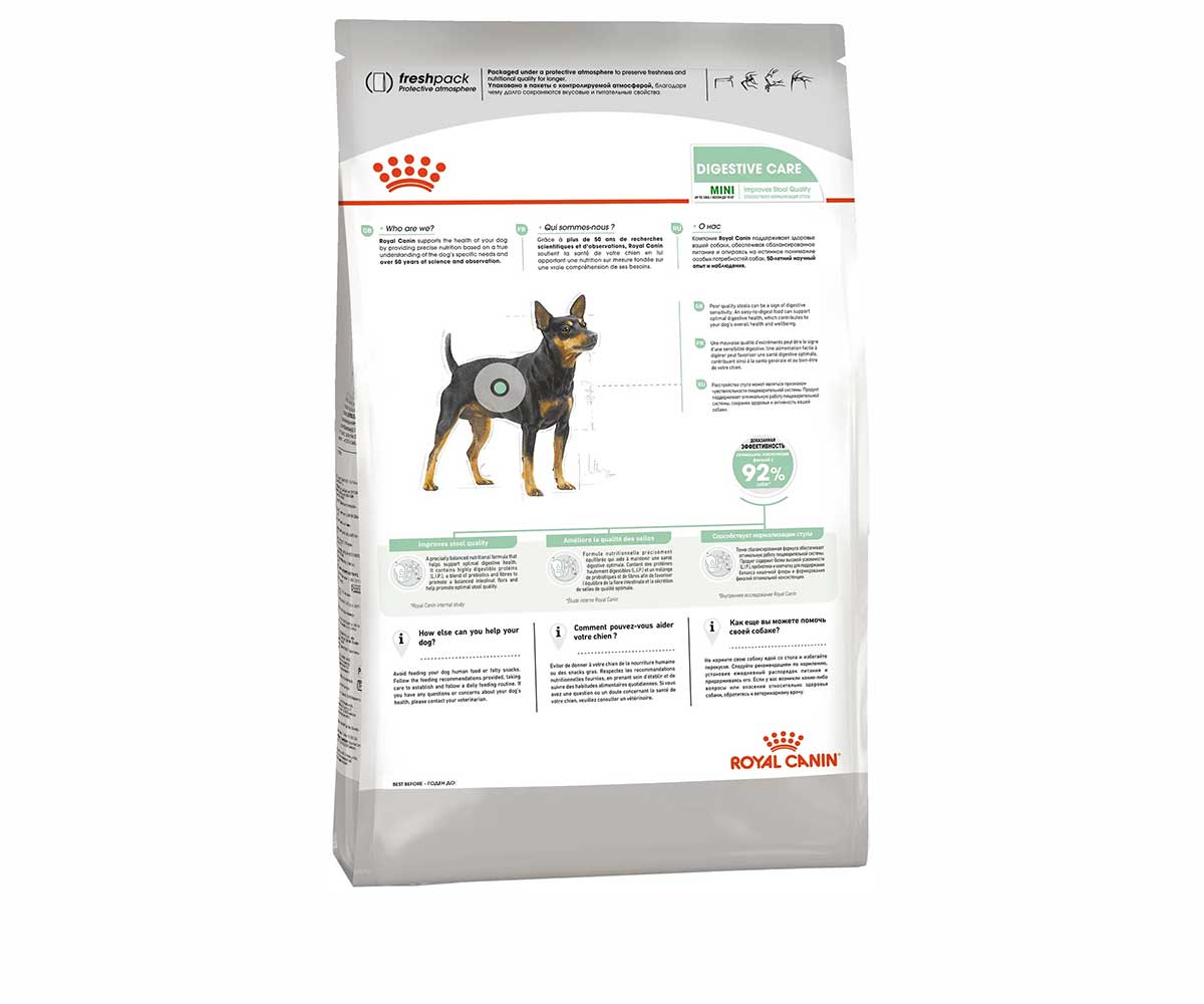 Сухой Корм Royal Canin (Роял Канин) Для Собак Мелких Пород с Чувствительным Пищеварением Mini Digestive Care 3кг