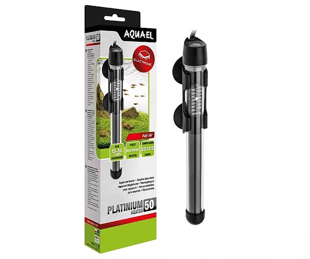 Нагреватель Для Аквариума Aquael (Акваэль) Platinium Heater 22,5см 15-50л 50Вт 121215
