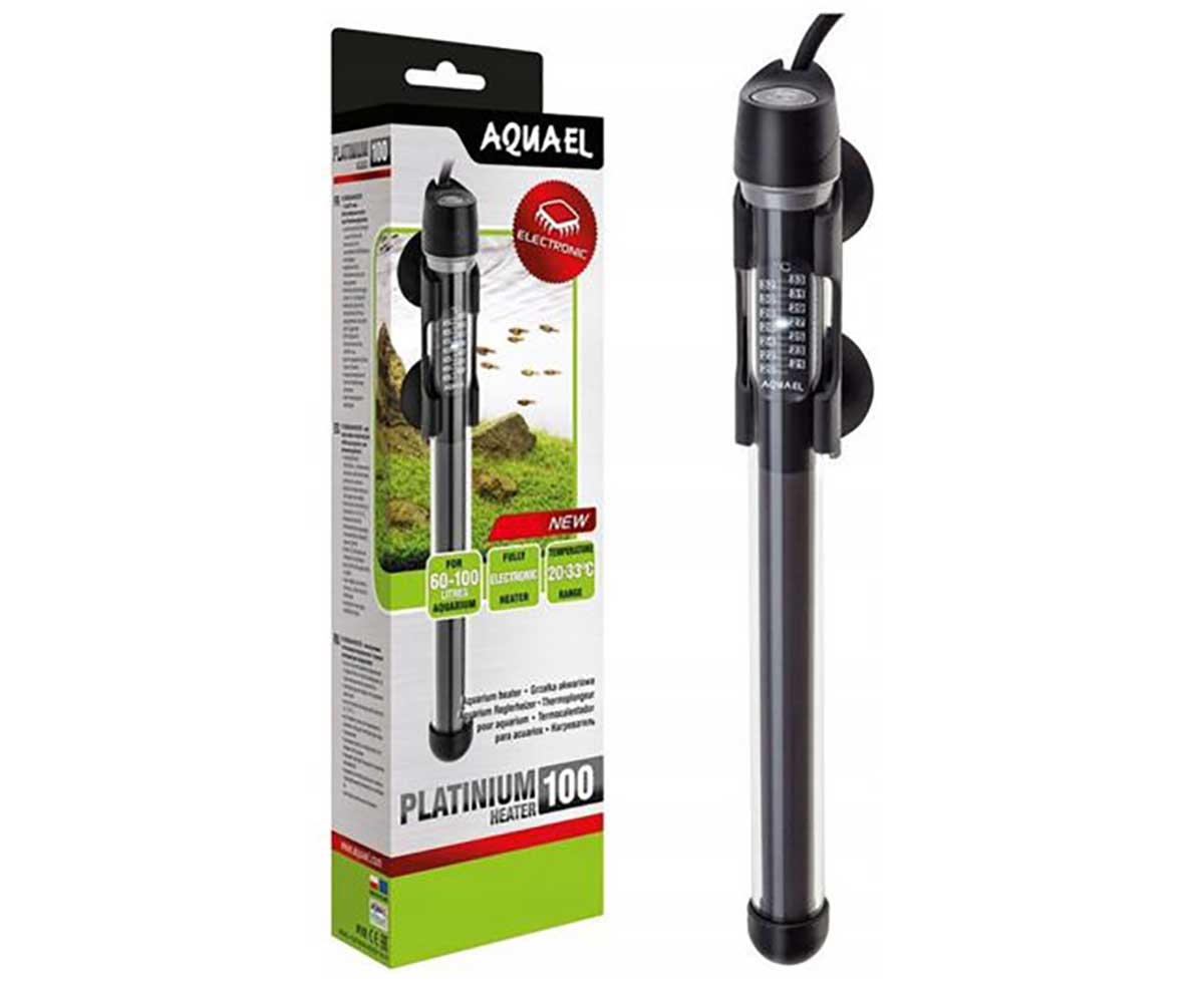 Нагреватель Для Аквариума Aquael (Акваэль) Platinium Heater 24,5см 60-100л 100Вт 121217