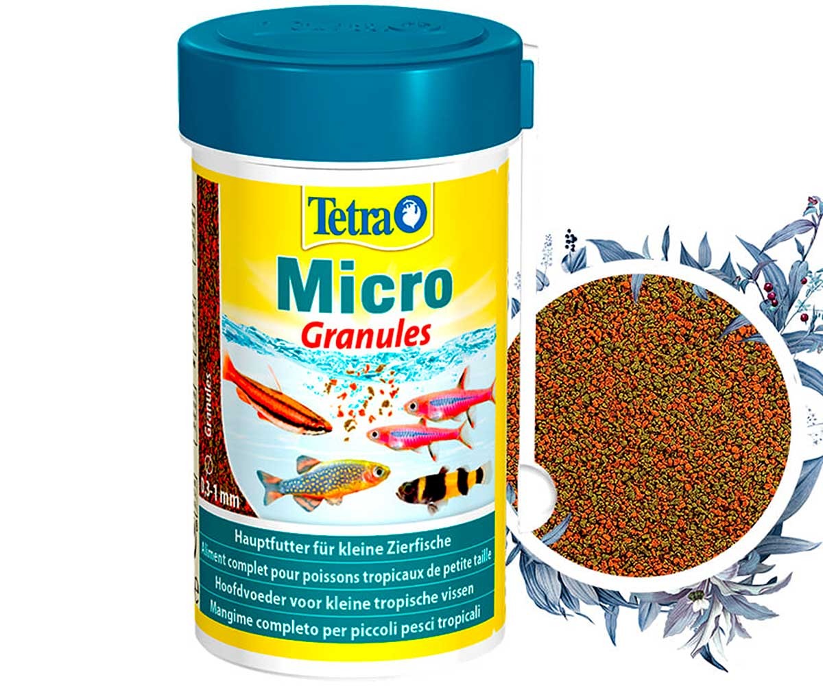 Корм Для Рыб Tetra (Тетра) Гранулы Для Мелких Видов Рыб Micro Granules 100мл 756861