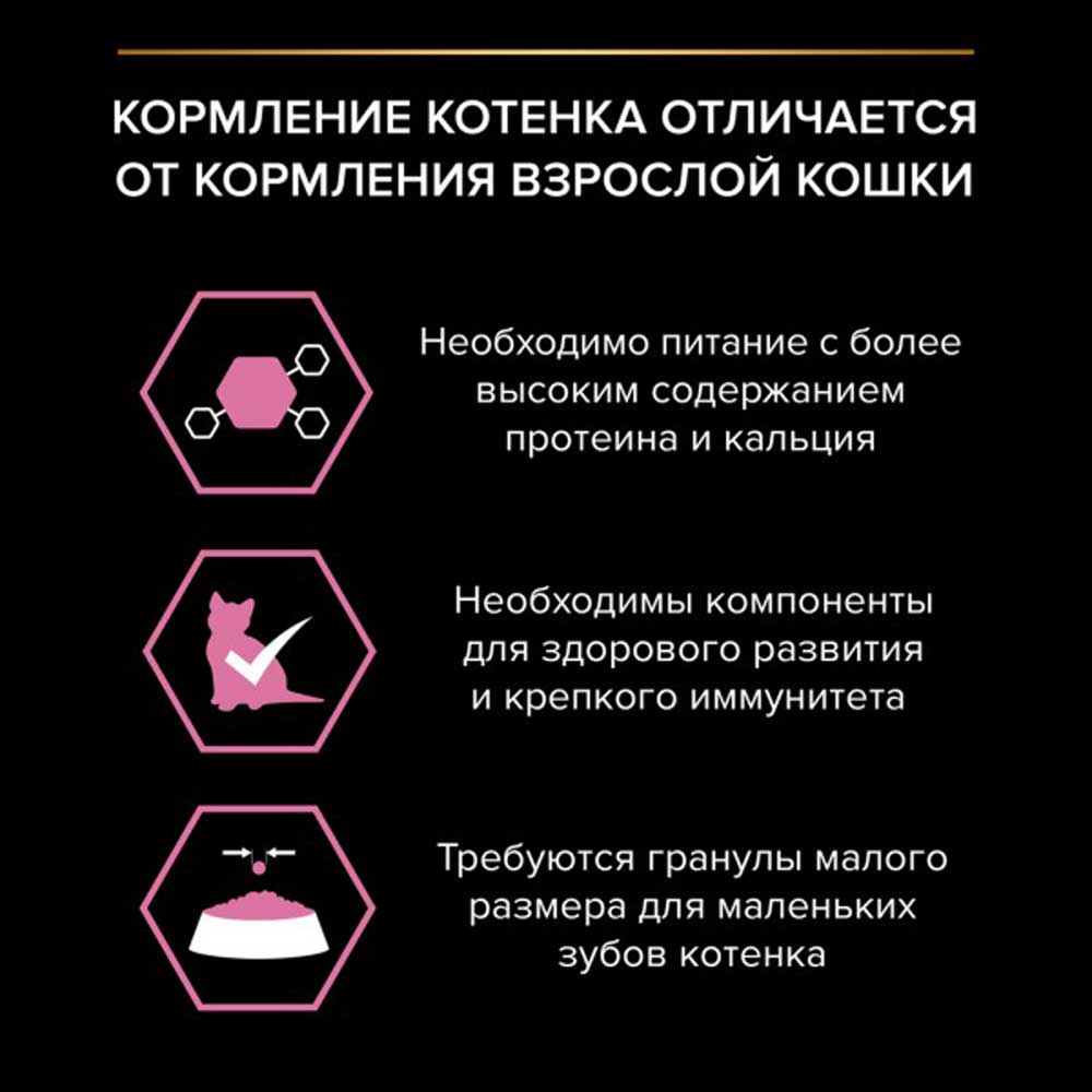 Сухой Корм Pro Plan (ПроПлан) Для Котят с Чувствительным Пищеварением Индейка Kitten Delicate 200г