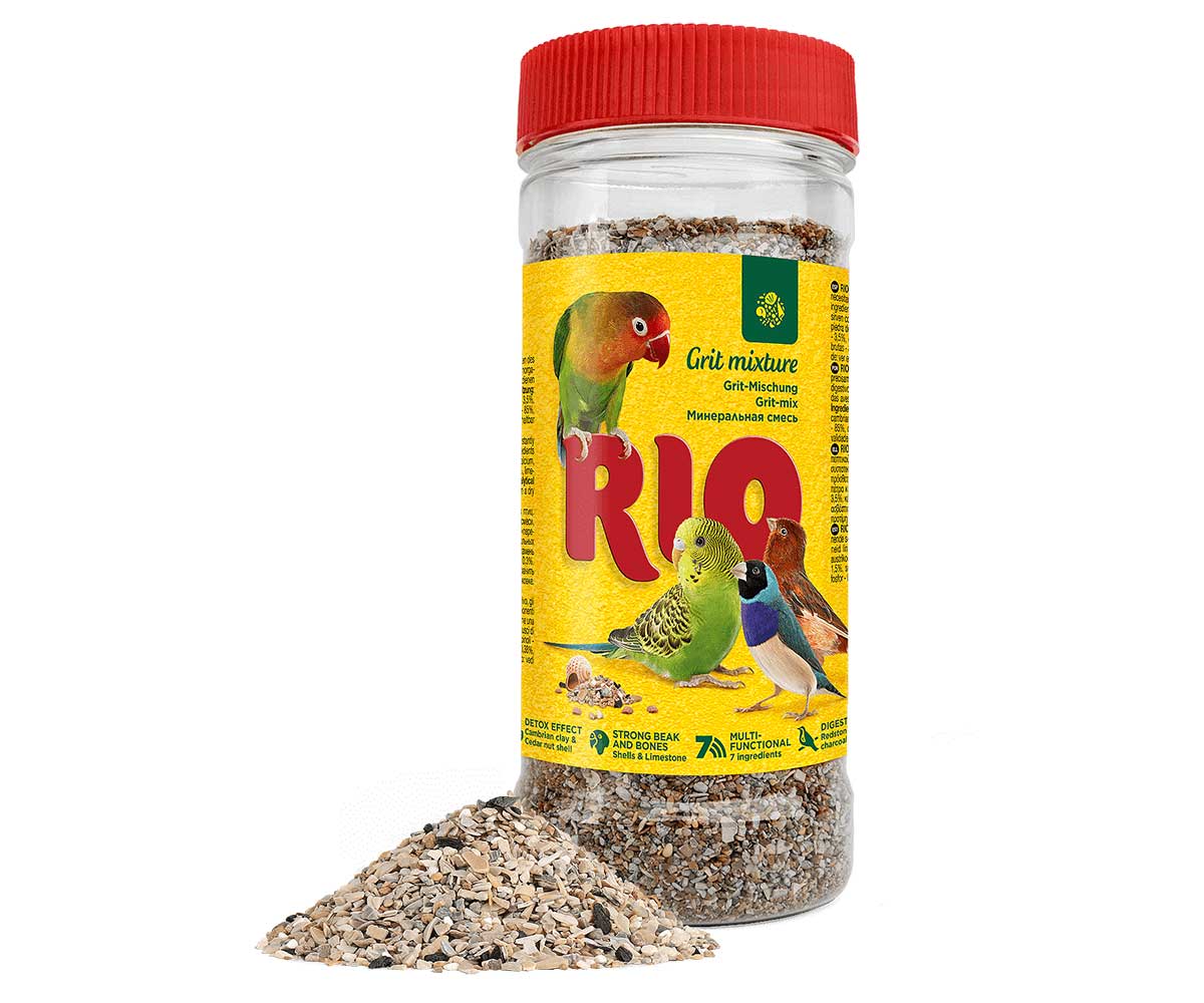 RIO (Рио) Минеральная Смесь Для Декоративных Птиц Для Пищеварения 520г