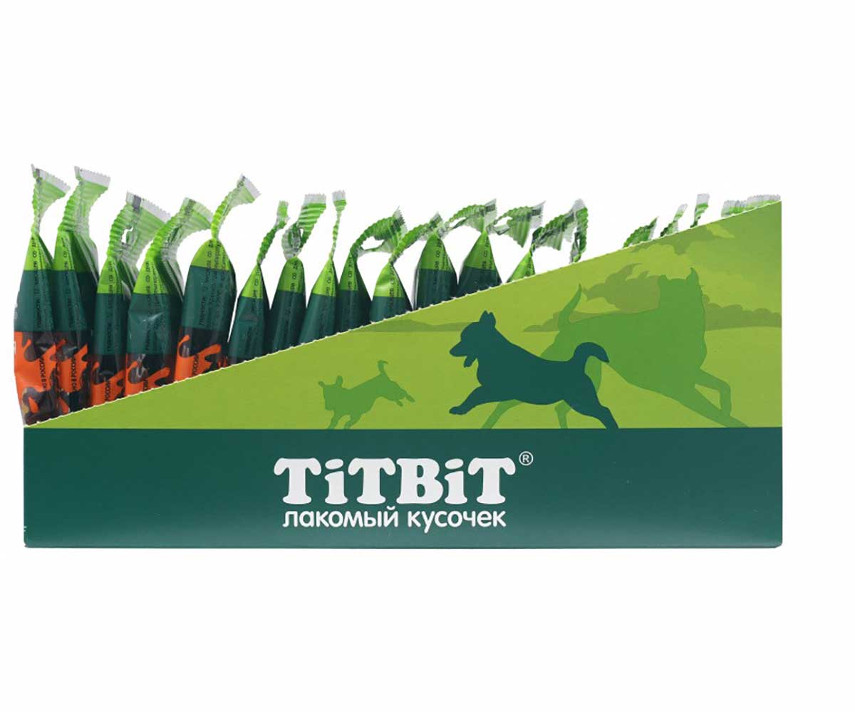 Лакомство Для Собак TiTBiT (Титбит) Съедобная Игрушка Косточка с Телятиной Мини 23г 4400