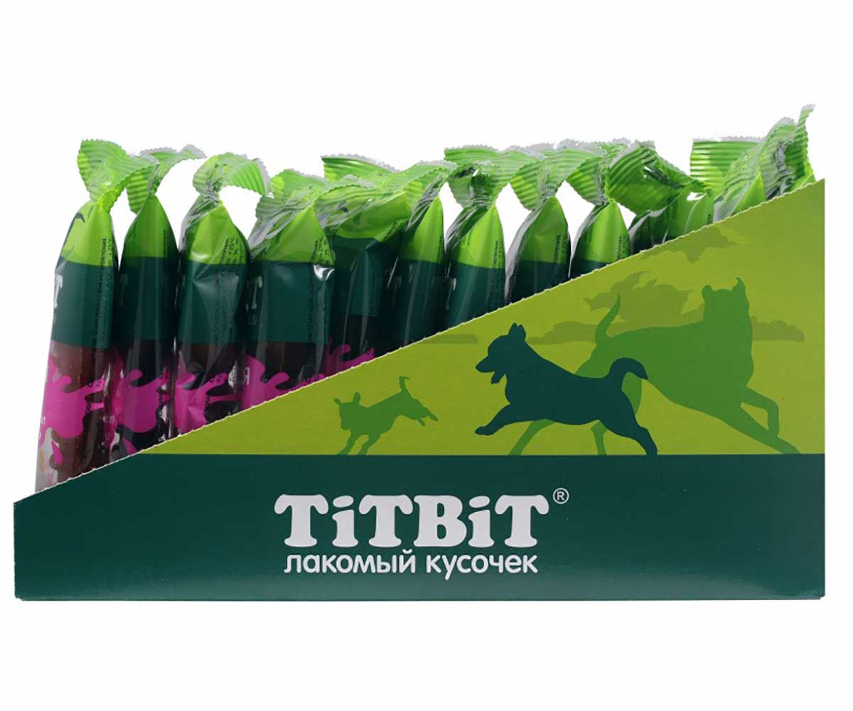 Лакомство Для Собак TiTBiT (Титбит) Съедобная Игрушка Косточка с Ягненком Standart 4431