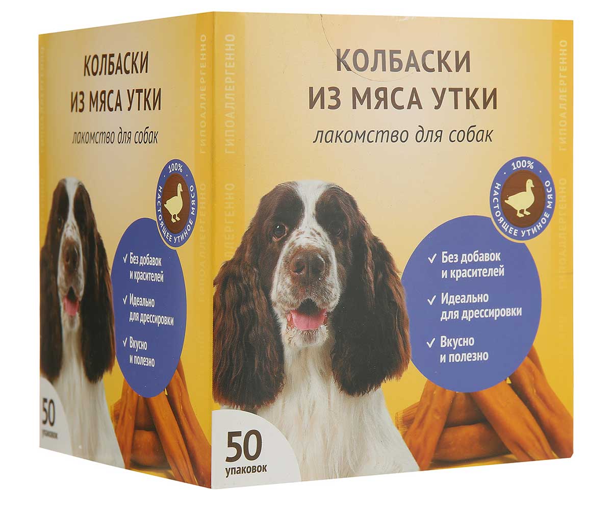 Лакомства Для Собак Деревенские Лакомства Мини Колбаски Утка 8г