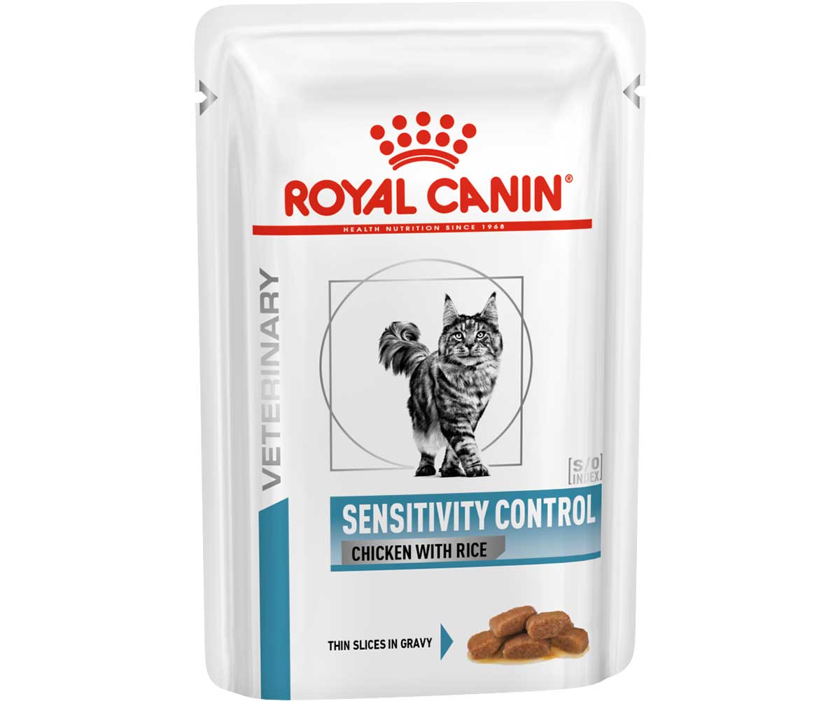 Лечебный Влажный Корм Royal Canin (Роял Канин) Для Кошек При Пищевой Аллергии или Непереносимости Sensitivity Control 85г