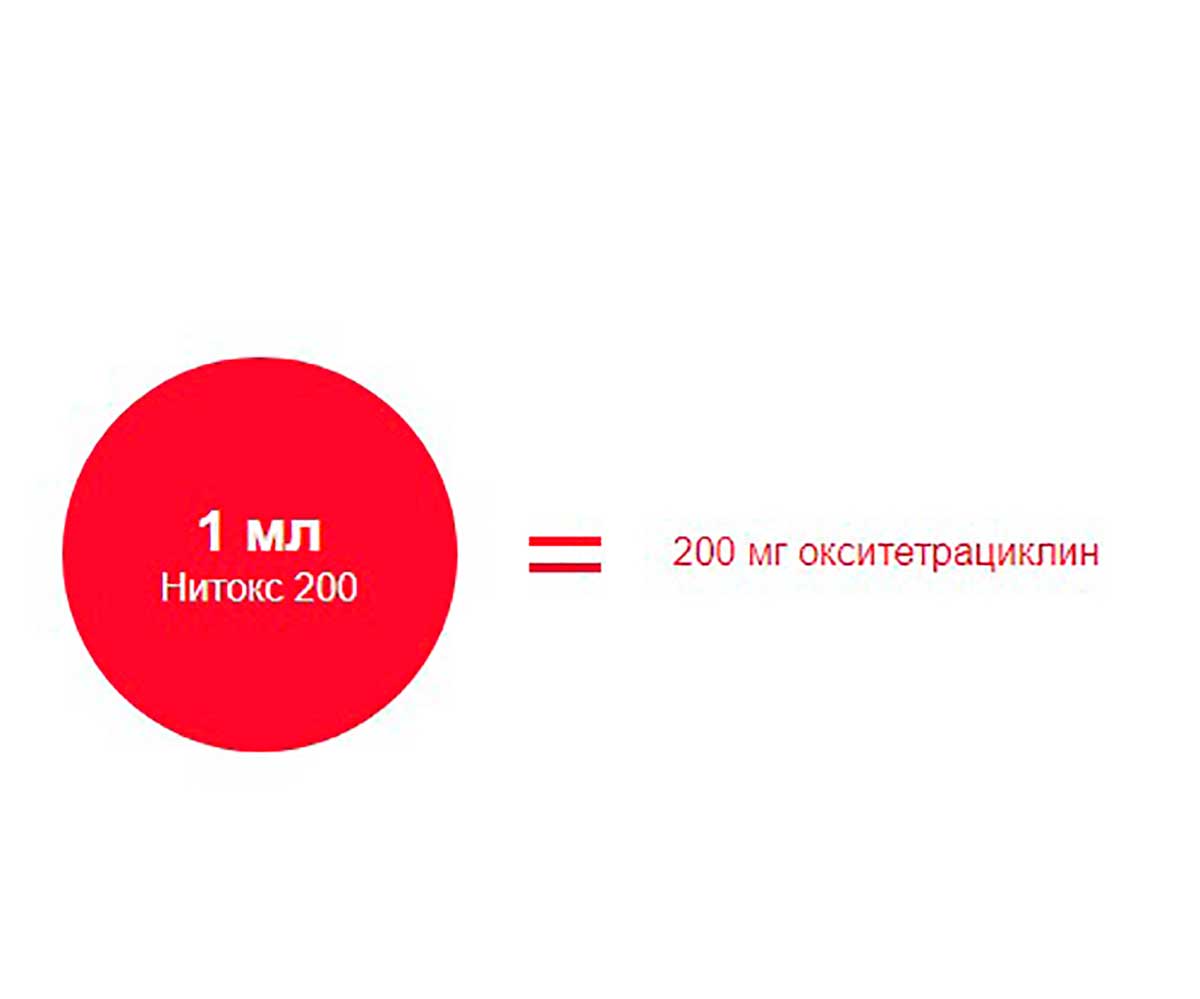 Нитокс-200 Антибактериальный Препарат 20мл Нита-Фарм