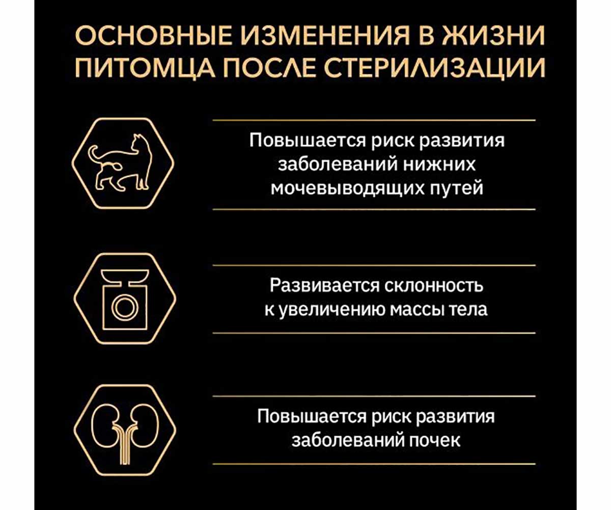 Сухой Корм Pro Plan (ПроПлан) Для Стерилизованных Кошек и Кастрированных Котов Утка и Печень Sterilised 400г (1*8)