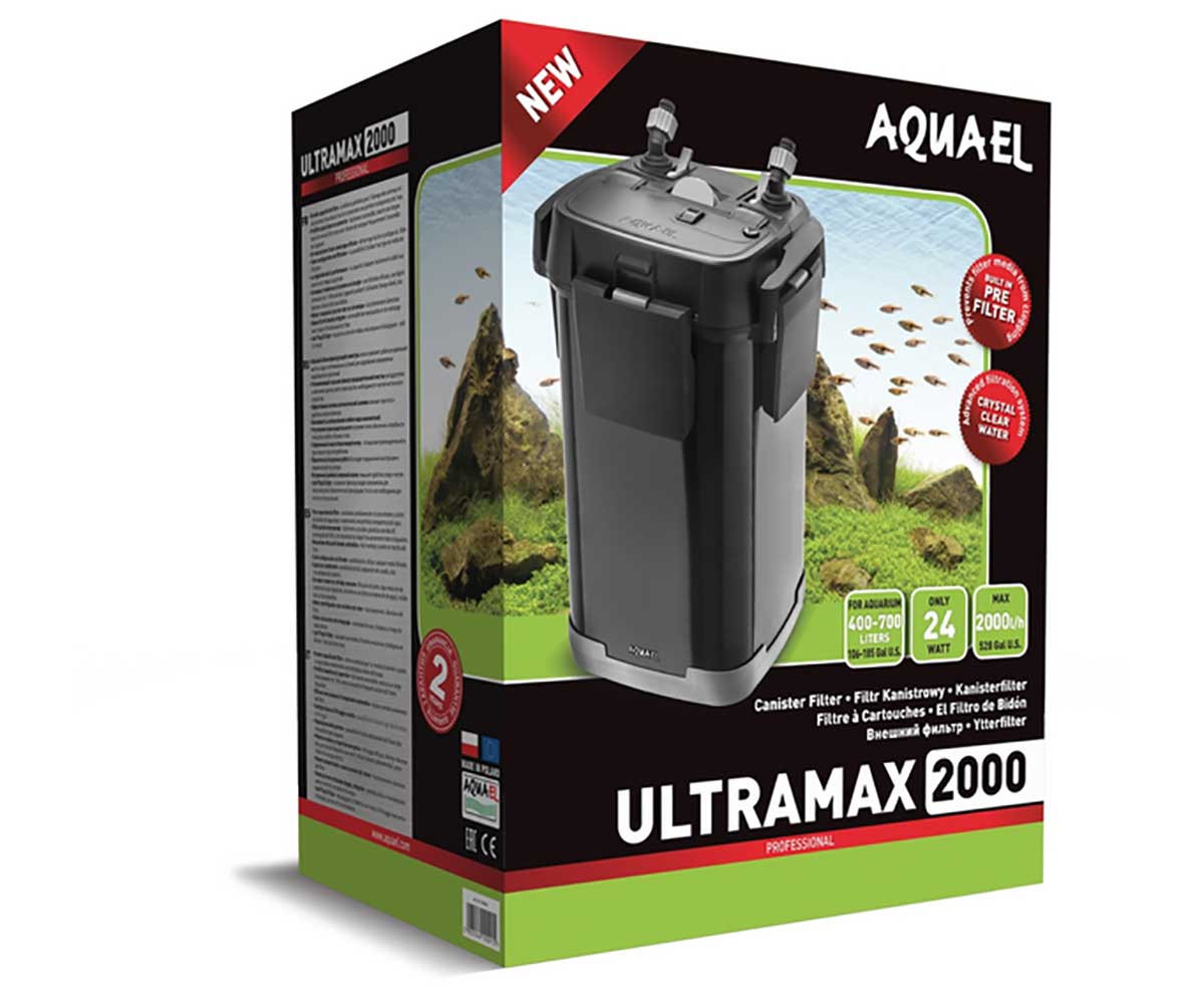 Фильтр Внешний Для Аквариума 400-700л Aquael (Акваэль) Ultramax 2000 2000л/ч 120666
