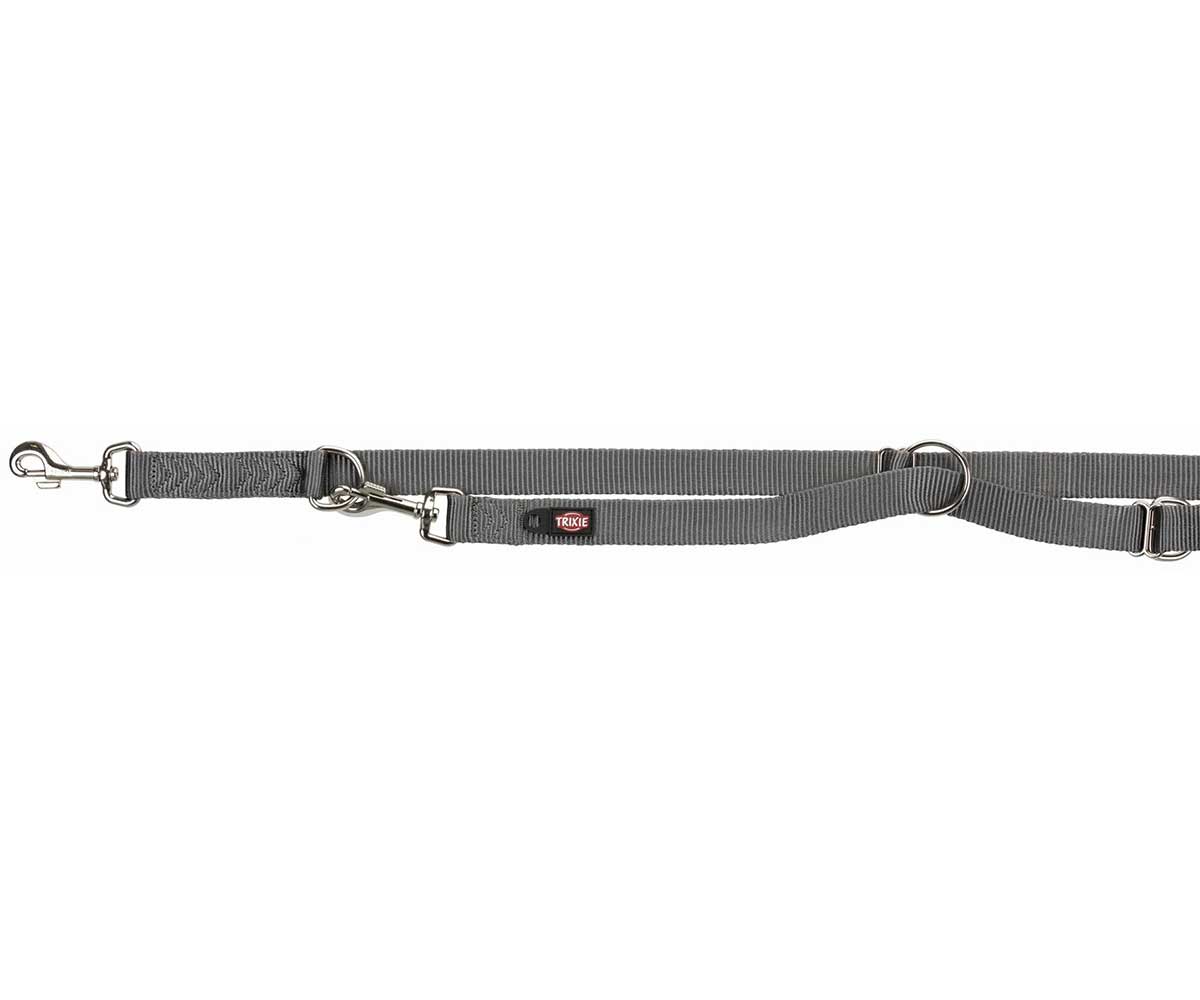 Поводок-Перестяжка Для Собак Trixie (Трикси) Premium XS-S 3м/15мм 196716 Графитовый