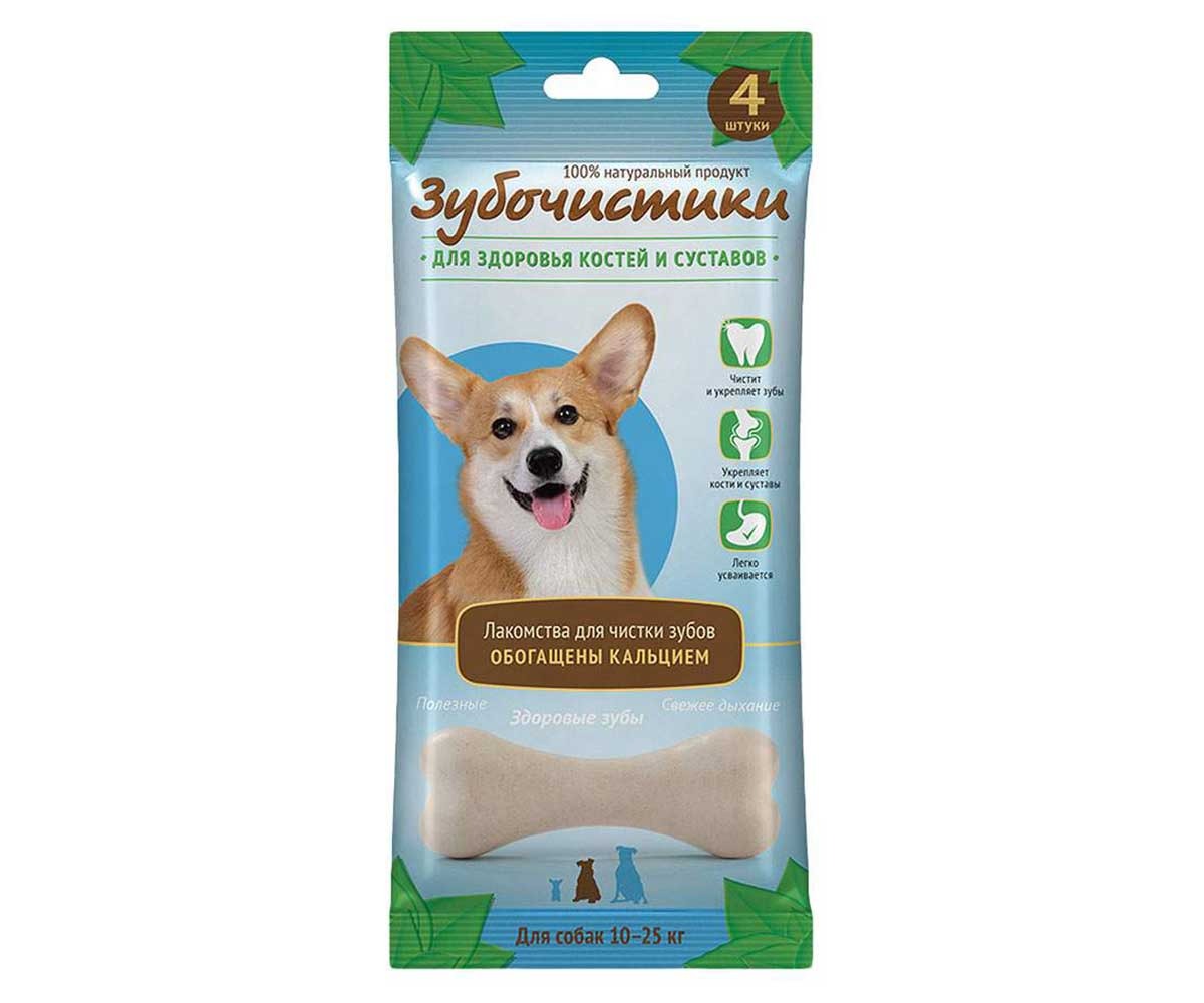 Лакомство Для Собак Средних Пород Зубочистики Кальциевые 10-25кг 90г 304003