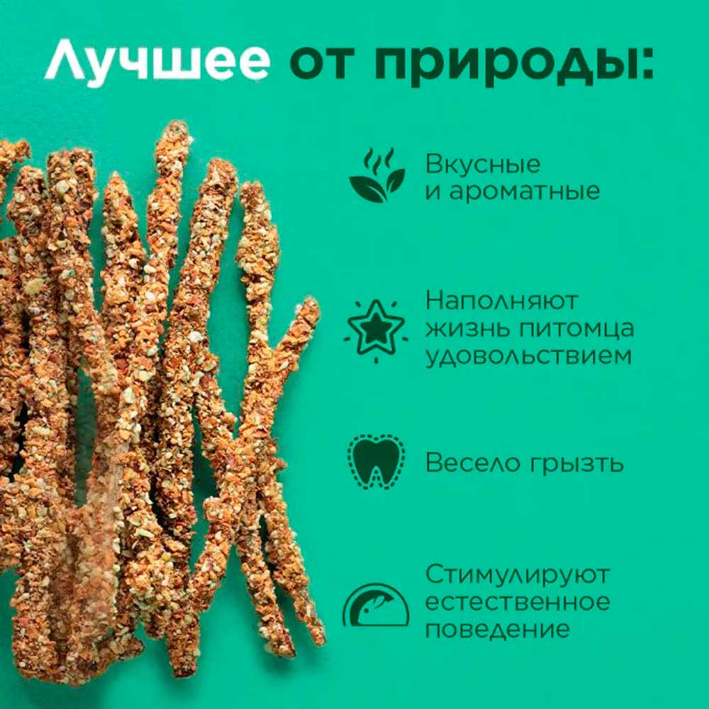 Лакомство Little One (Литтл Ван) Для Грызунов Лакомые Ветви с Киви и Яблоком 35г