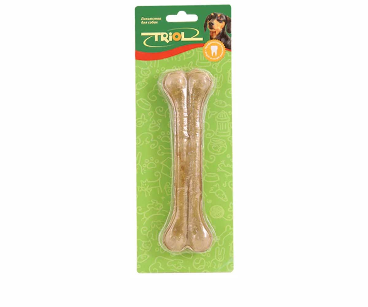 Лакомство Для Собак Крупных Пород Triol (Триол) Кость Из Жил 25см 200-210г 10151069