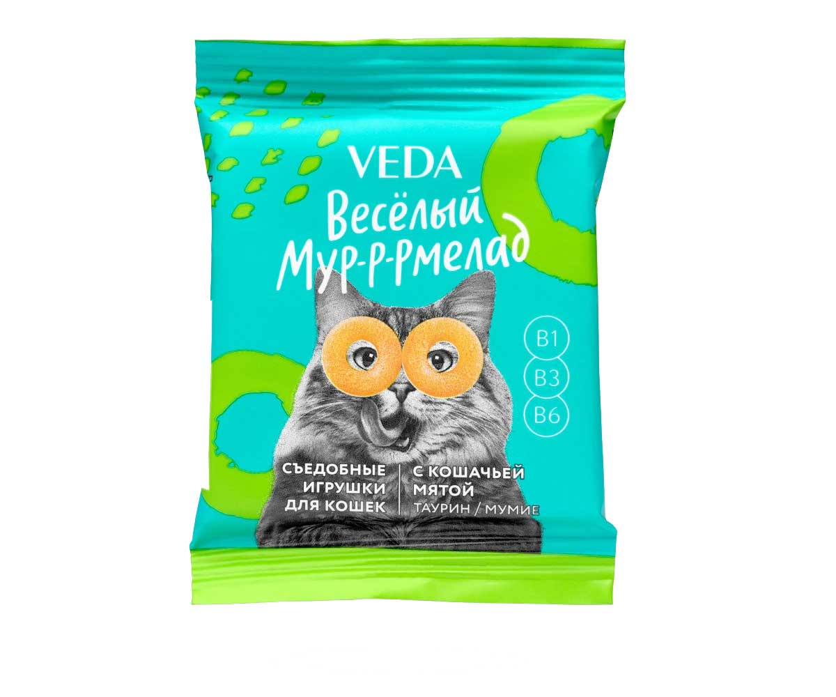 Лакомство Для Кошек Мур-Р-Рмелад С Кошачьей Мятой