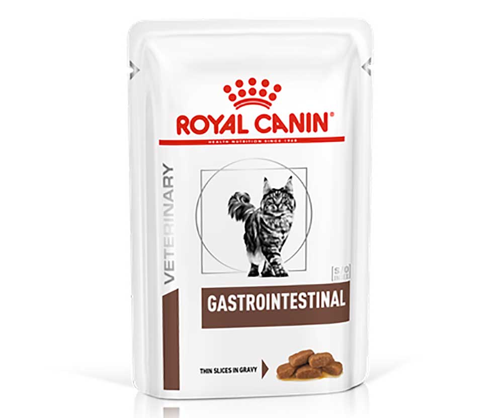 Лечебный Влажный Корм Royal Canin (Роял Канин) Для Кошек При Нарушении Пищеварения Veterinary Feline Gastrointestinal 85г (1*12)