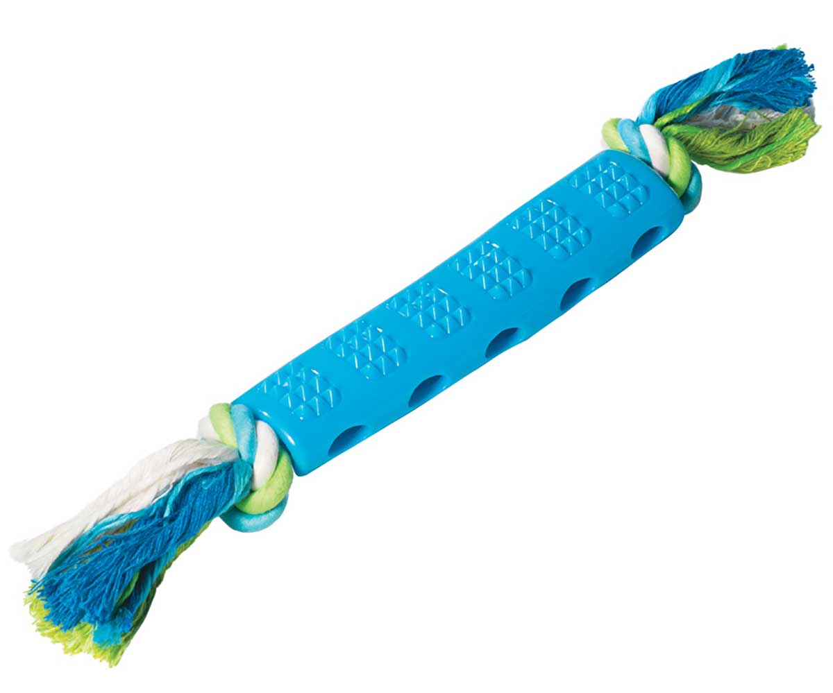 Игрушка Для Собак Triol (Триол) Палка Шипованная с Веревкой 18*35см Термопластичной Резины 12191151