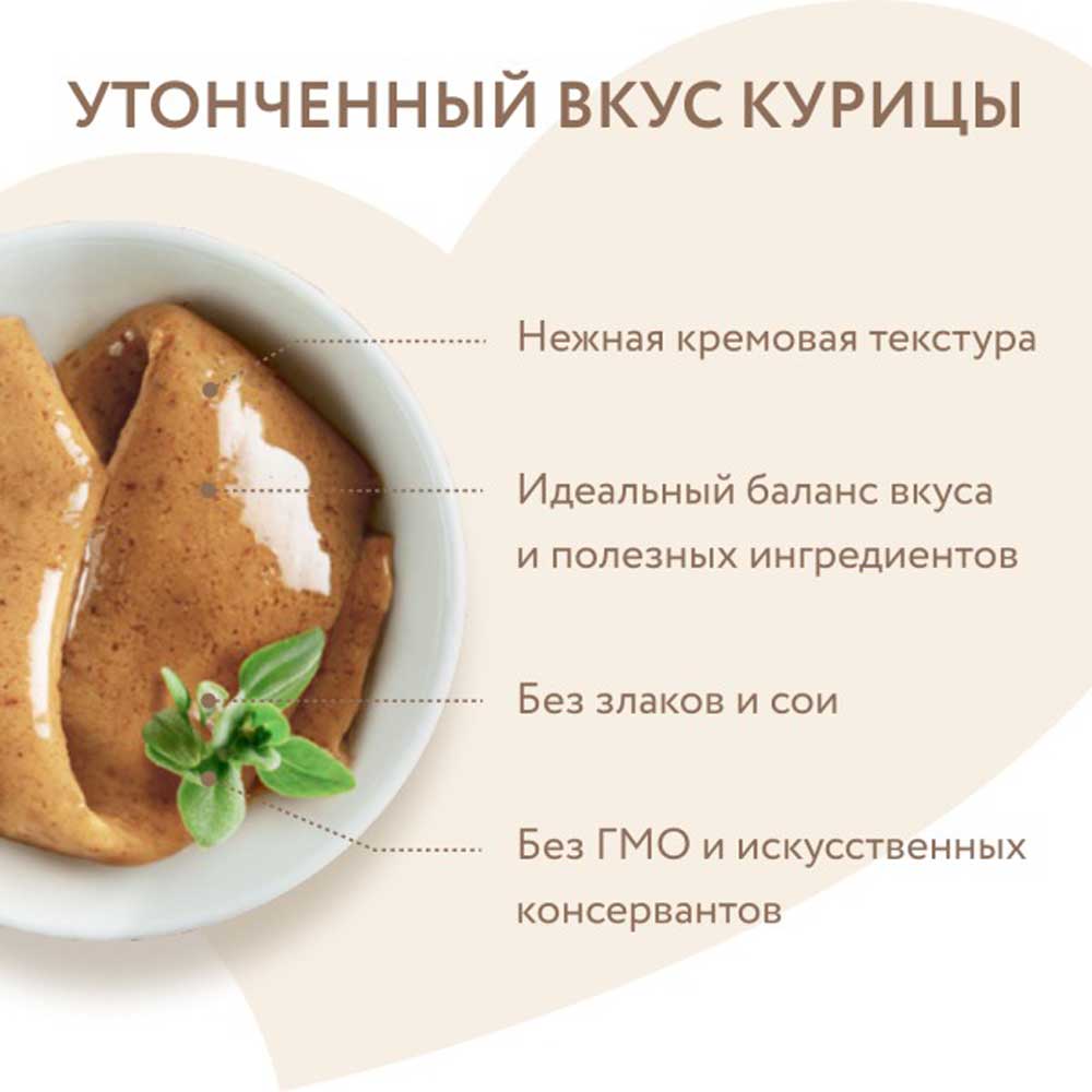 Крем-Лакомство Для Кошек Мнямс Курица 15г 4шт