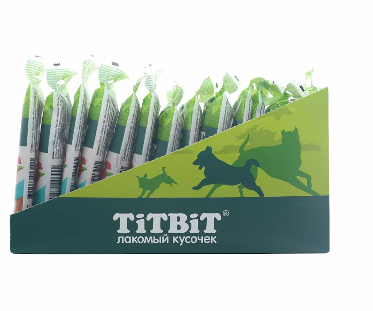 Лакомство Для Собак Мелких Пород TiTBiT (Титбит) Дентал+ Трубочка с Индейкой 013991