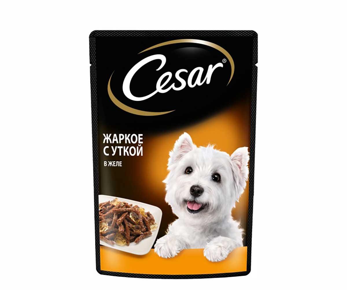 Влажный Корм Cesar (Цезарь) Для Собак Жаркое Утка 85г (1*28)
