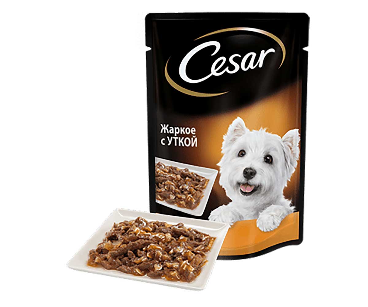 Влажный Корм Cesar (Цезарь) Для Собак Жаркое Утка 85г (1*28)