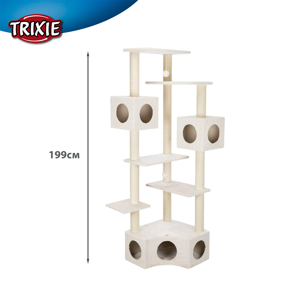 Домик-Когтеточка Для Кошек Trixie (Трикси) Raquel 199см Кремовый 44074