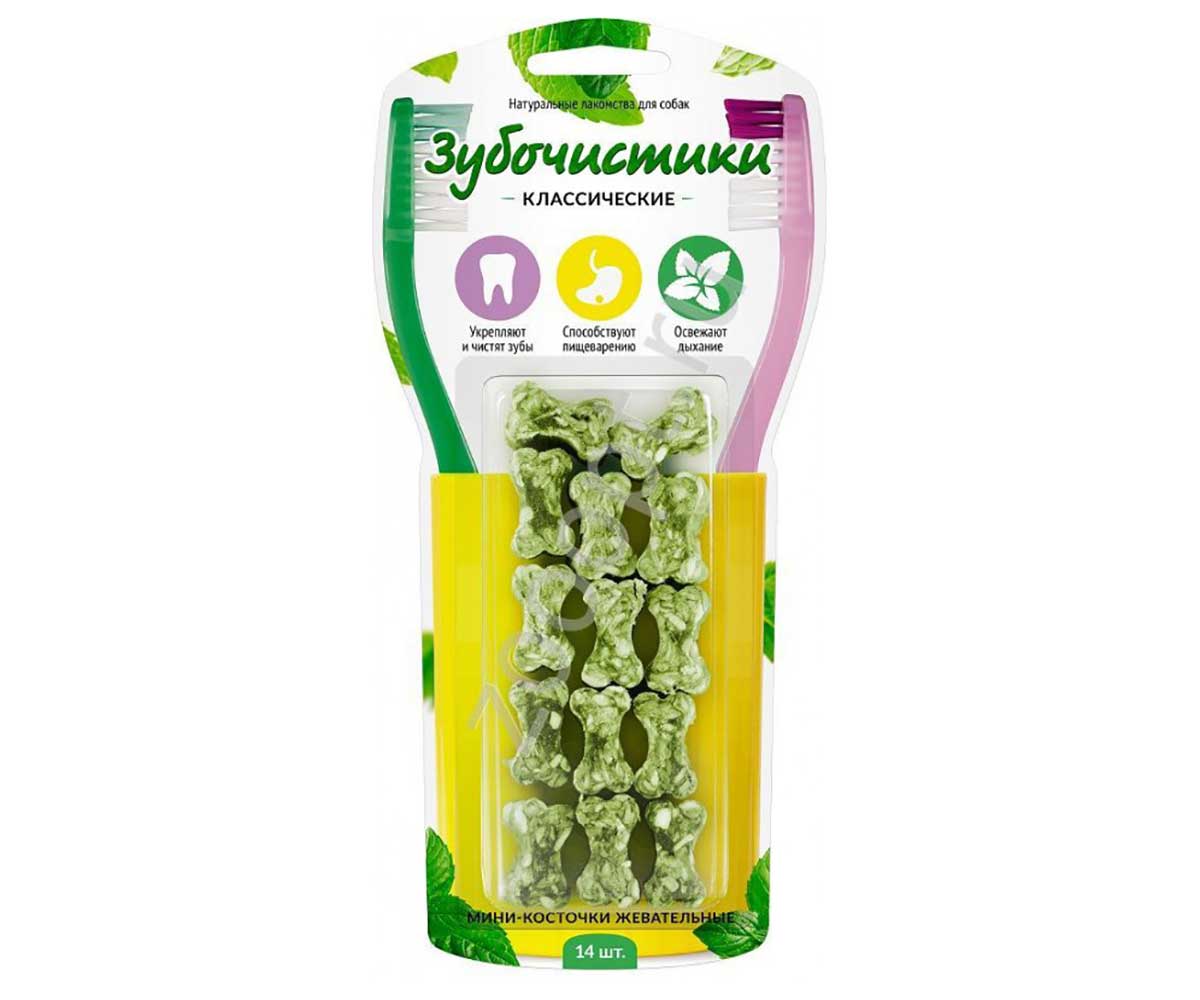 Лакомство Для Собак Зубочистики Мини-Косточки Жевательные 14шт 60г 76050298