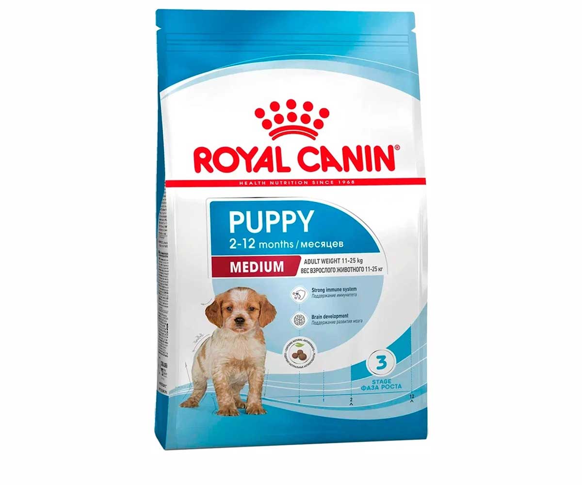 Сухой Корм Royal Canin (Роял Канин) Для Щенков Средних Пород Size Health Nutrition Medium Puppy 14кг