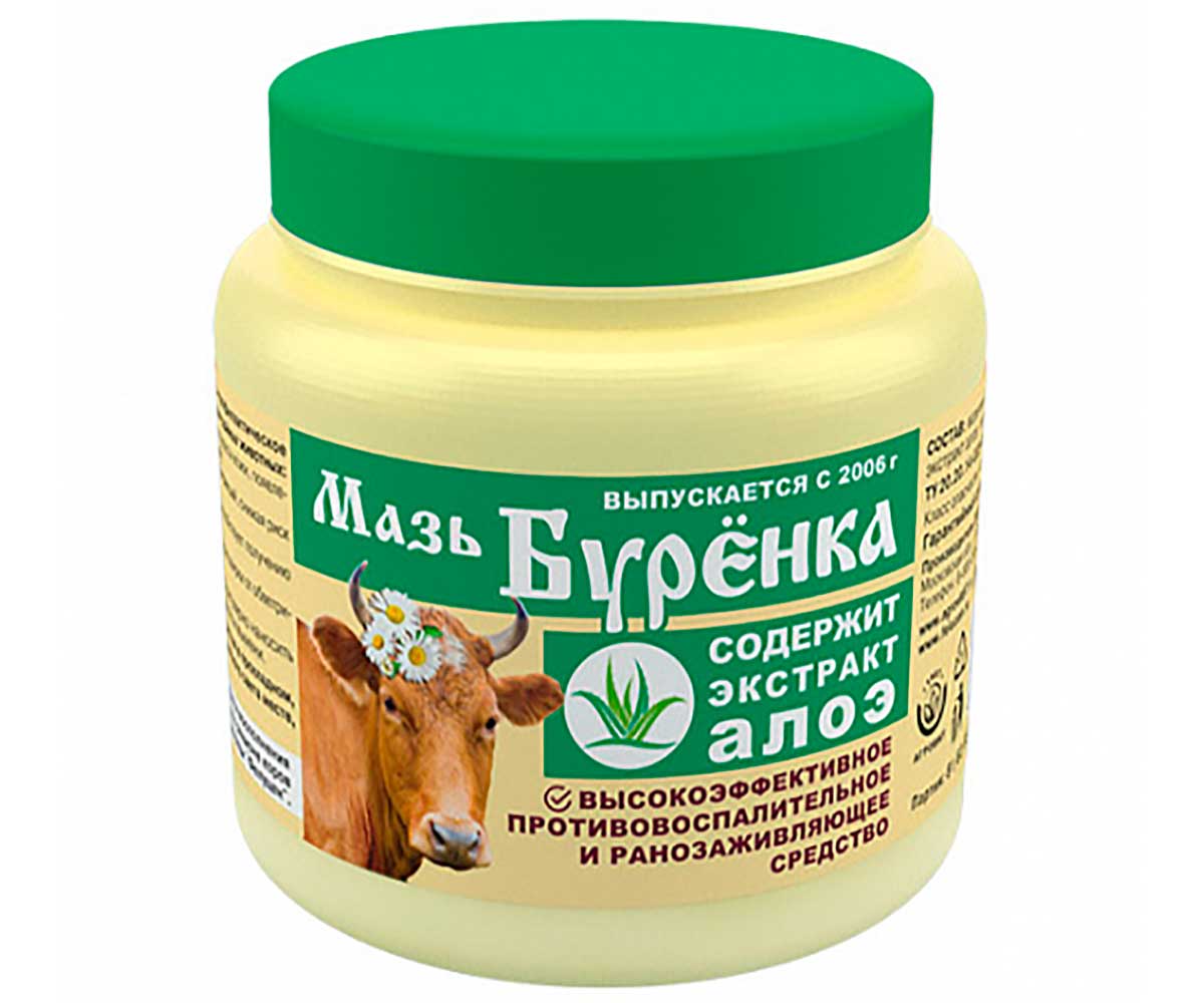 Мазь Буренка 200г С Экстрактом Алоэ Банка 1006362 Капитал-Прок