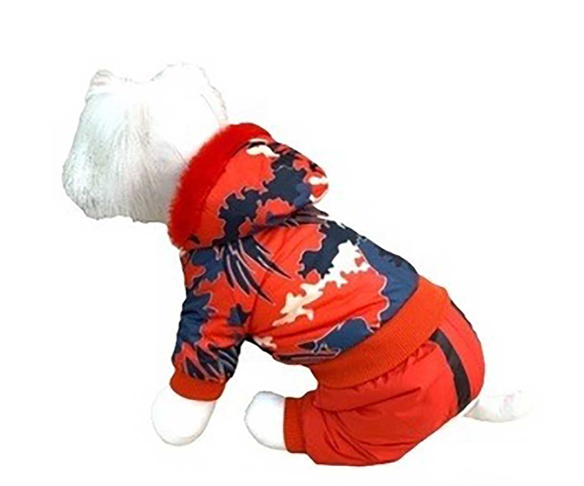 Комбинезон Для Собак Миниатюрных Пород Меридиан 12 Мех Красный Pet Fashion (Пет Фешн)