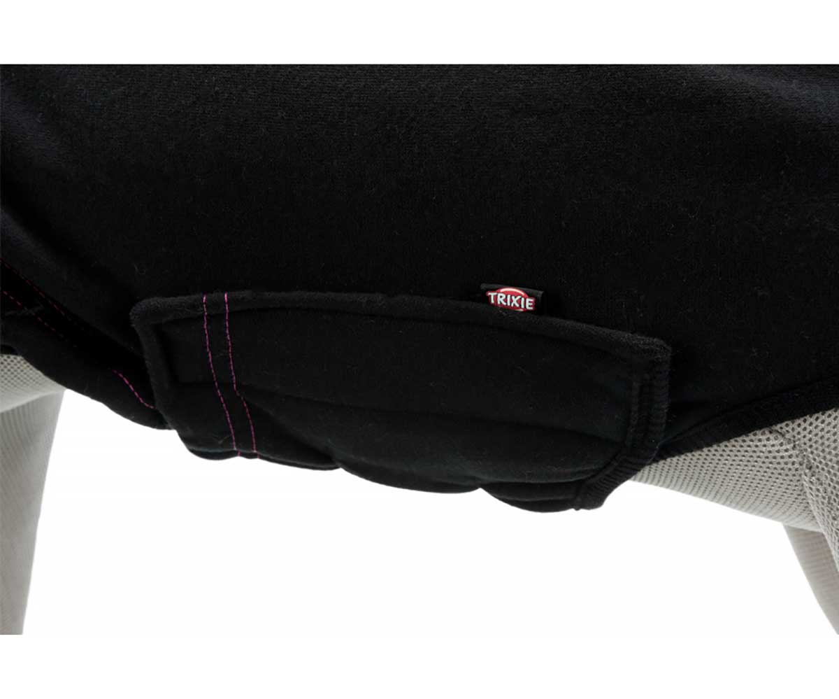Пуловер Для Собак Мелких Пород Trixie (Трикси) Hudson S 33см 680102 Черный/Розовый