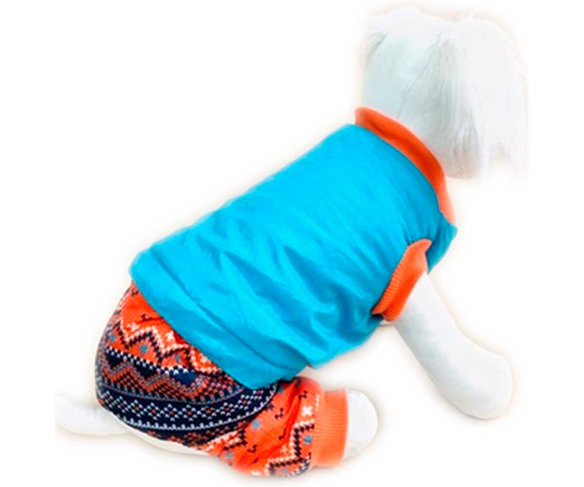 Комбинезон Для Собак Миниатюрных Пород Комби 4 Season M Утепленный Бирюза Pet Fashion (Пет Фешн)