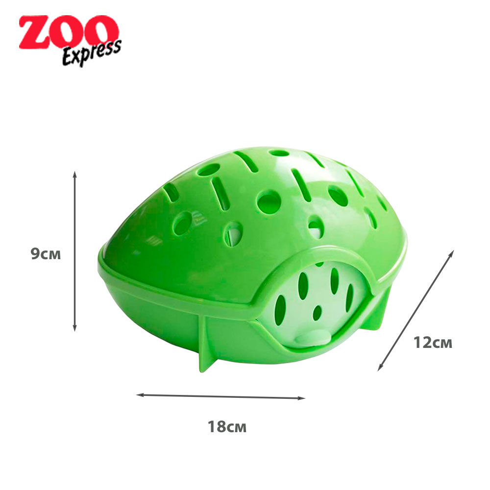Домик Для Грызунов Zooexpress (Зооэкспресс) для Хомяка С Дверцей 18*12*9см 14001