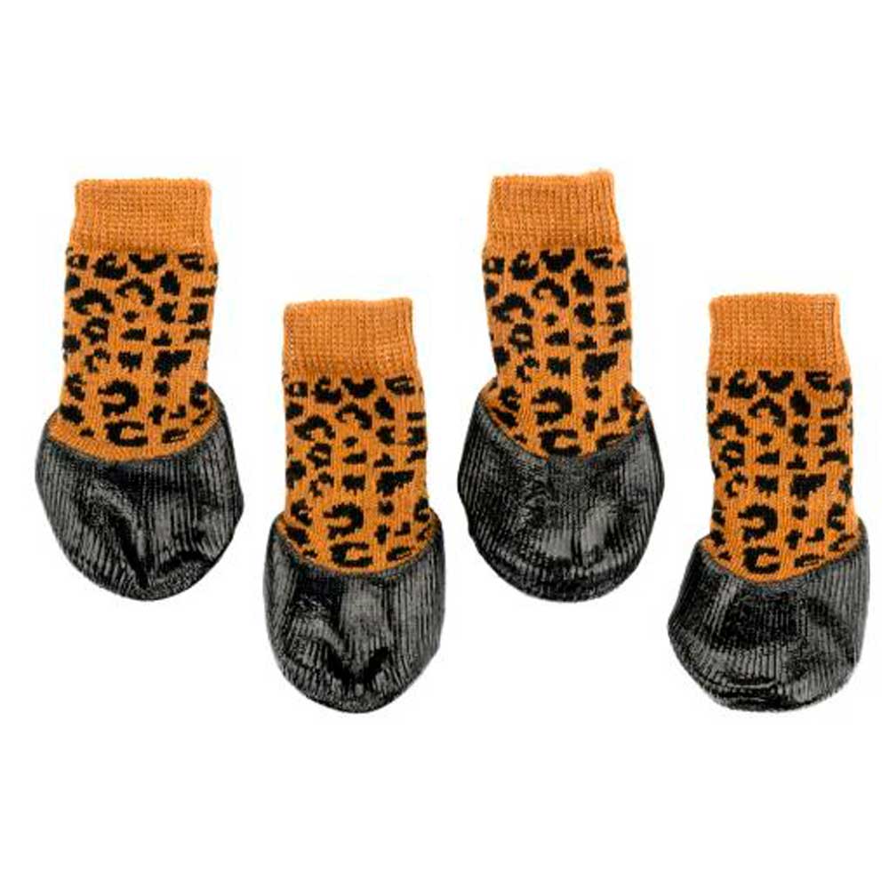 Носки Pet Fashion (Пет Фешн) Для Собак Мелких Пород Водоотталкивающие Гепард Бежевый Р. 7