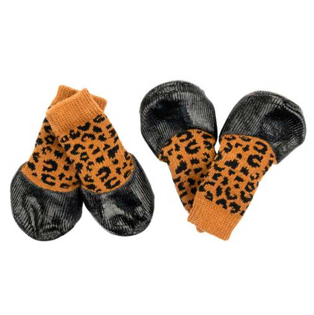 Носки Pet Fashion (Пет Фешн) Для Собак Мелких Пород Водоотталкивающие Гепард Бежевый Р. 7