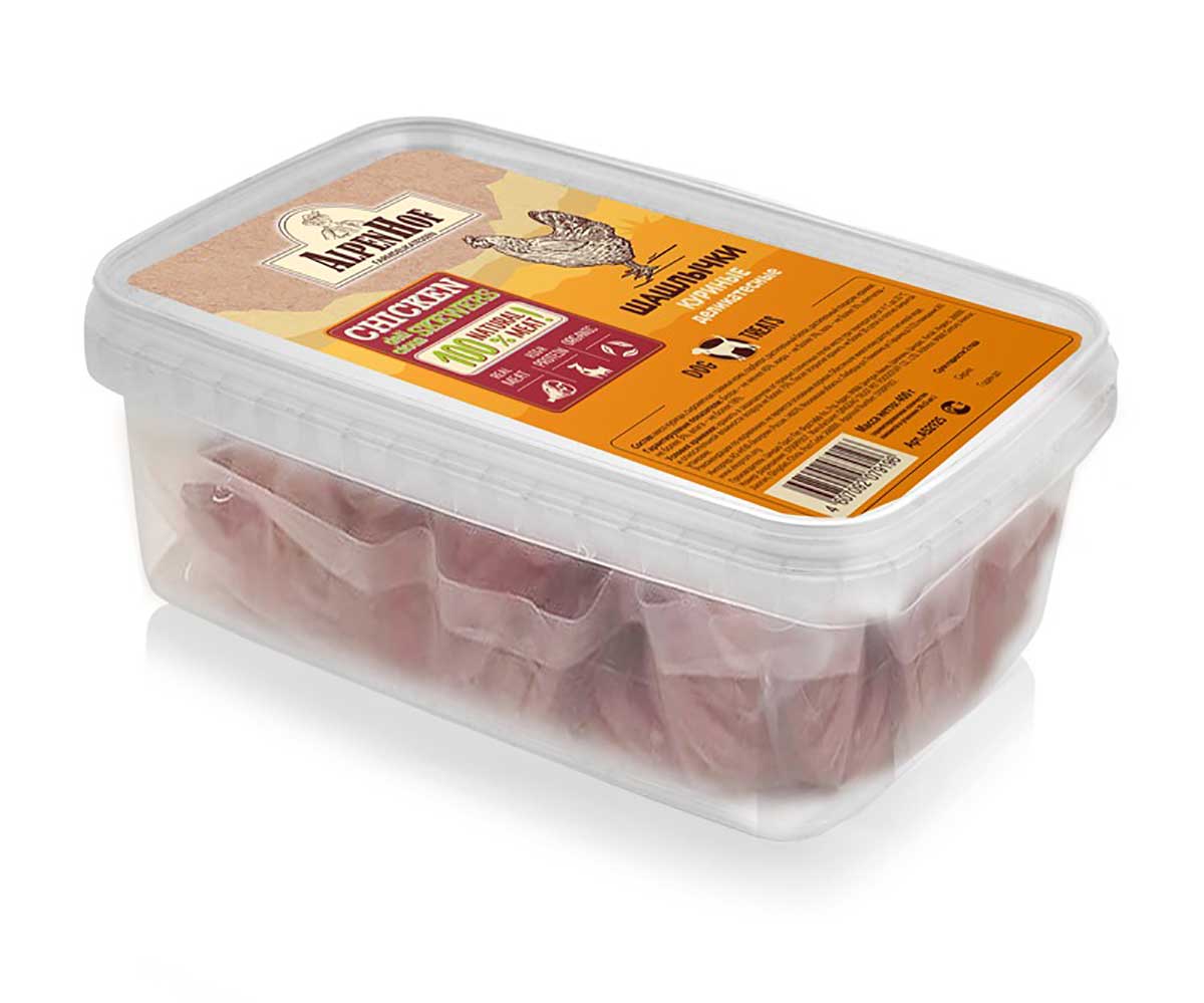 Лакомство Шашлычки Куриные Для Собак Alpenhof (Альпенхоф) 400г A52925
