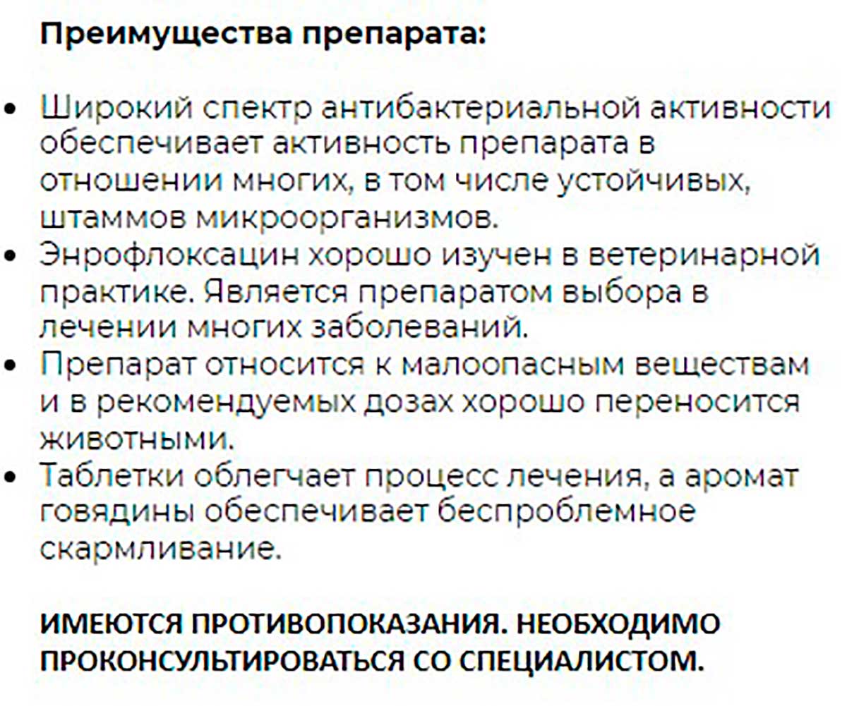 Неофлокс Для Средних и Крупных Собак 10т Антибактериальный Препарат Neoterica V102