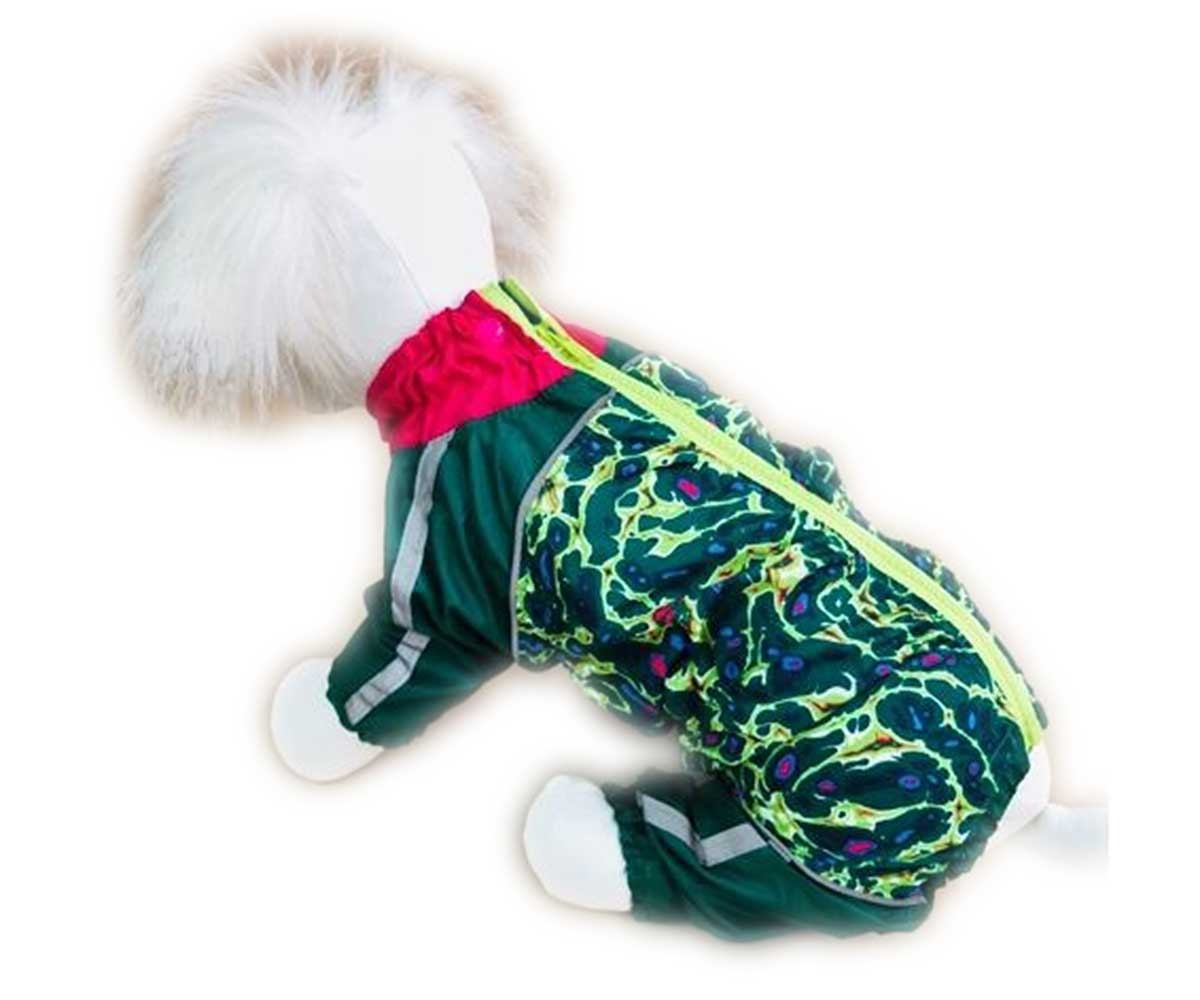 Дождевик Для Собак Миниатюрных Пород Малахит 10 Девочка Зеленый Pet Fashion (Пет Фешн)