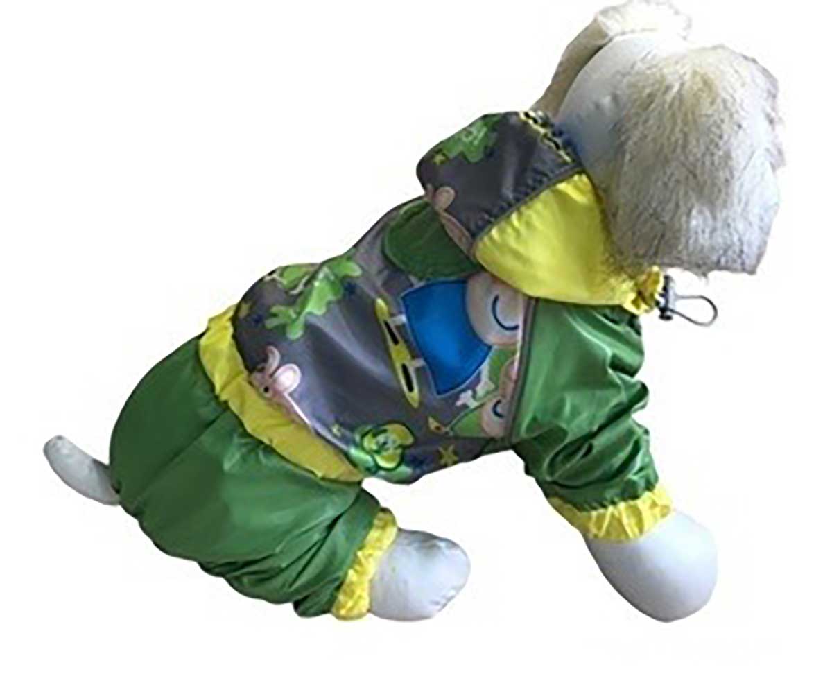 Дождевик Для Собак Средних Пород Пеппа 24 Зеленый Pet Fashion (Пет Фешн)