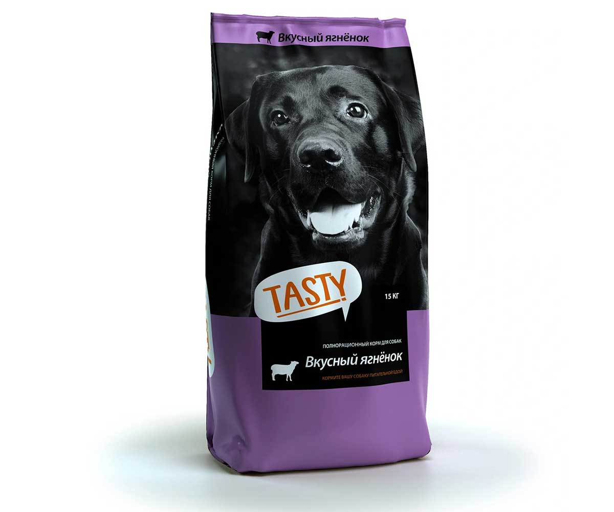 Сухой Корм Tasty (Тэсти) Для Собак Ягненок 15кг